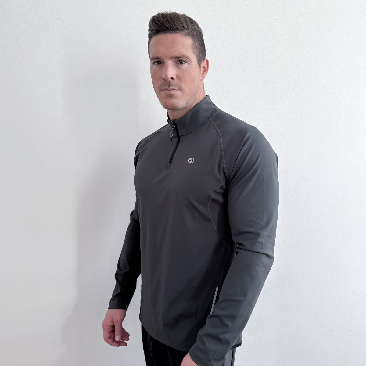 Image of Half Zip Training Running Longsleeves for Men