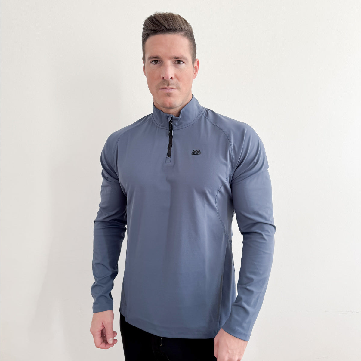 Image of Half Zip Training Running Longsleeves for Men