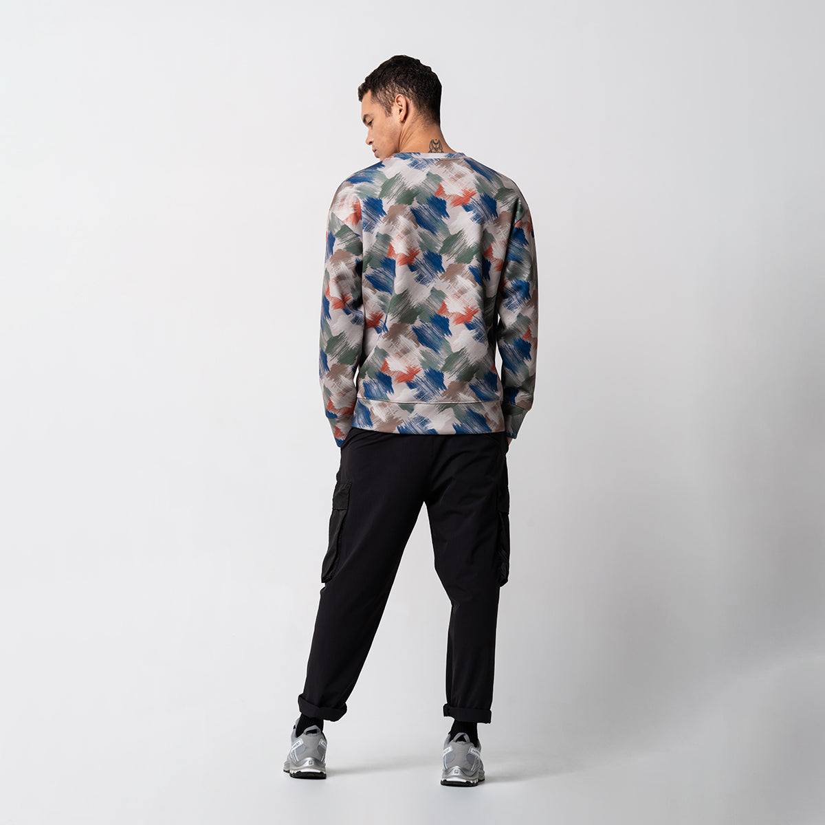 Image of Oversize Everyday Wears Sweatshirt mit Muster für Männer