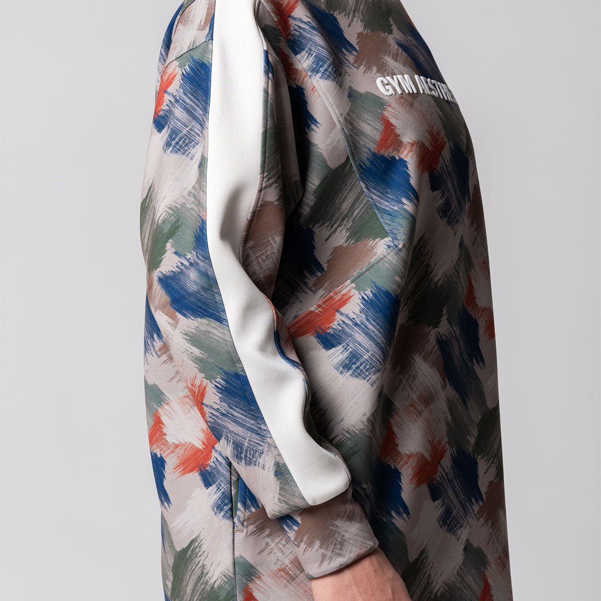 Oversize Everyday Wears Pattern Sweatshirt Tunic for Women