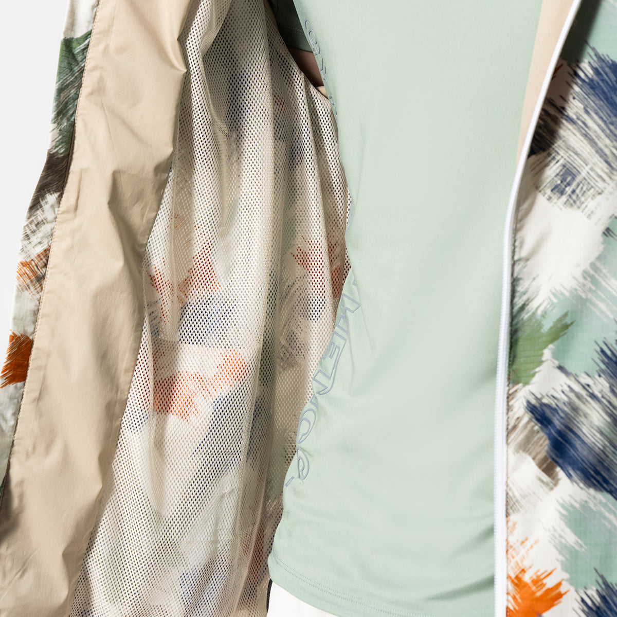 Image of Pattern Athleisure Water Resistant Jacket for Unisex