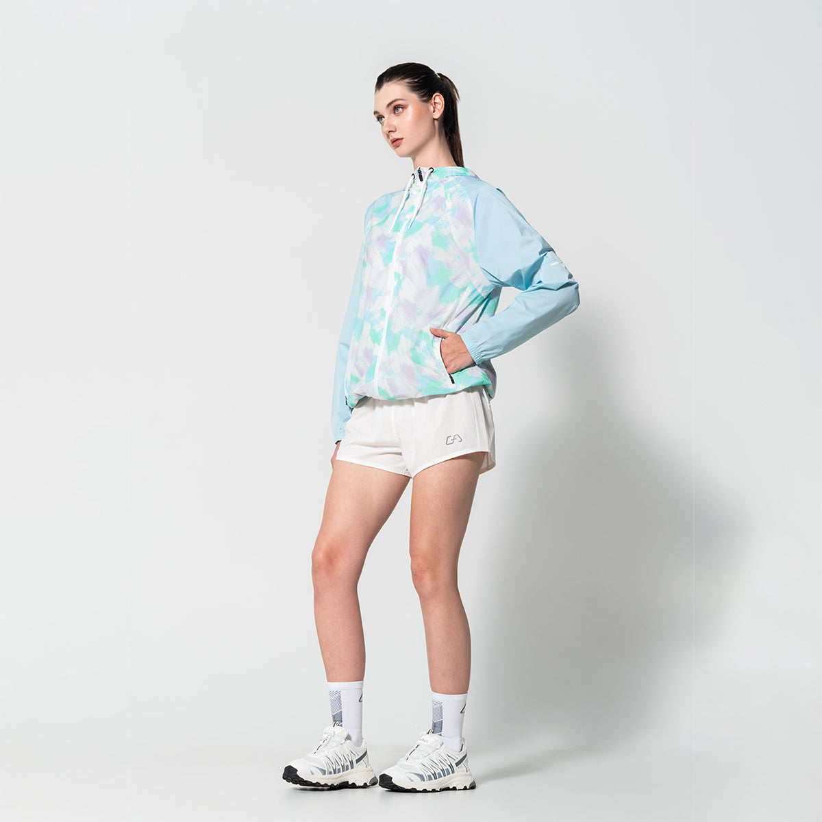 Image of Pattern Athleisure Water Resistant Jacket for Unisex