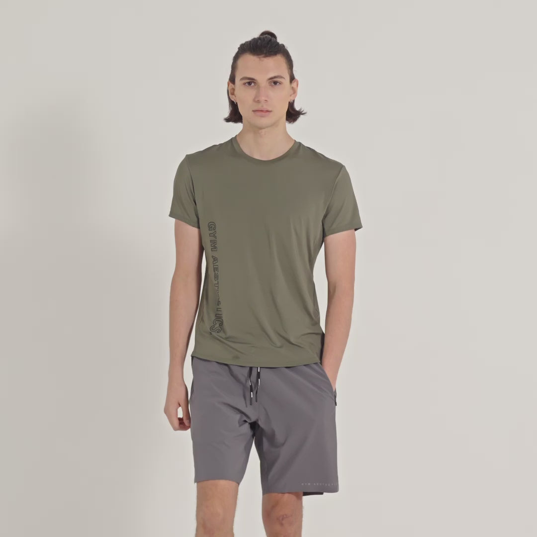 Image of GA Tech Ergonomics Activewear Performance Breathable Mesh Blocking T Shirt for Men