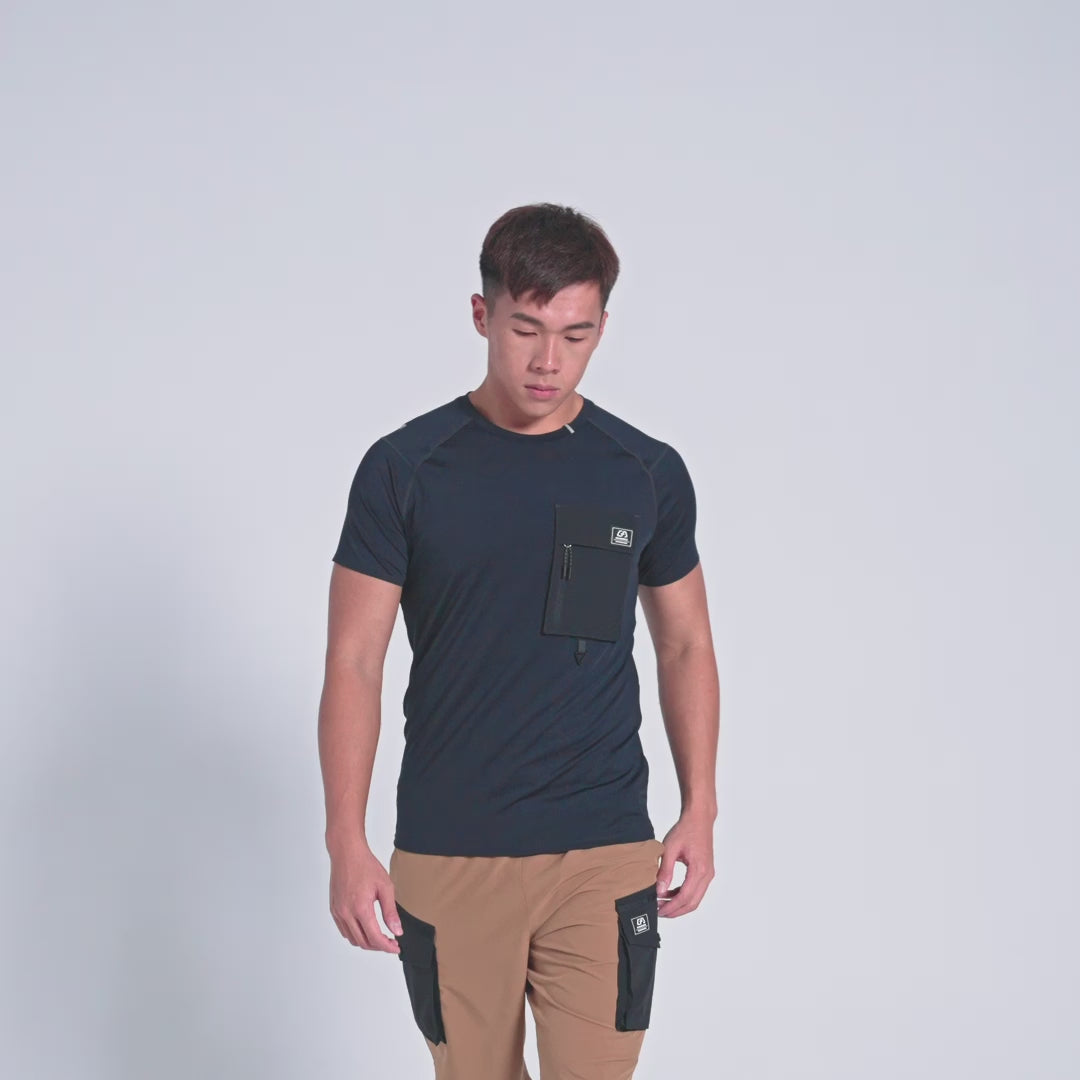 Farbblockierung Funktional 9 inch Sporthosen für Herren