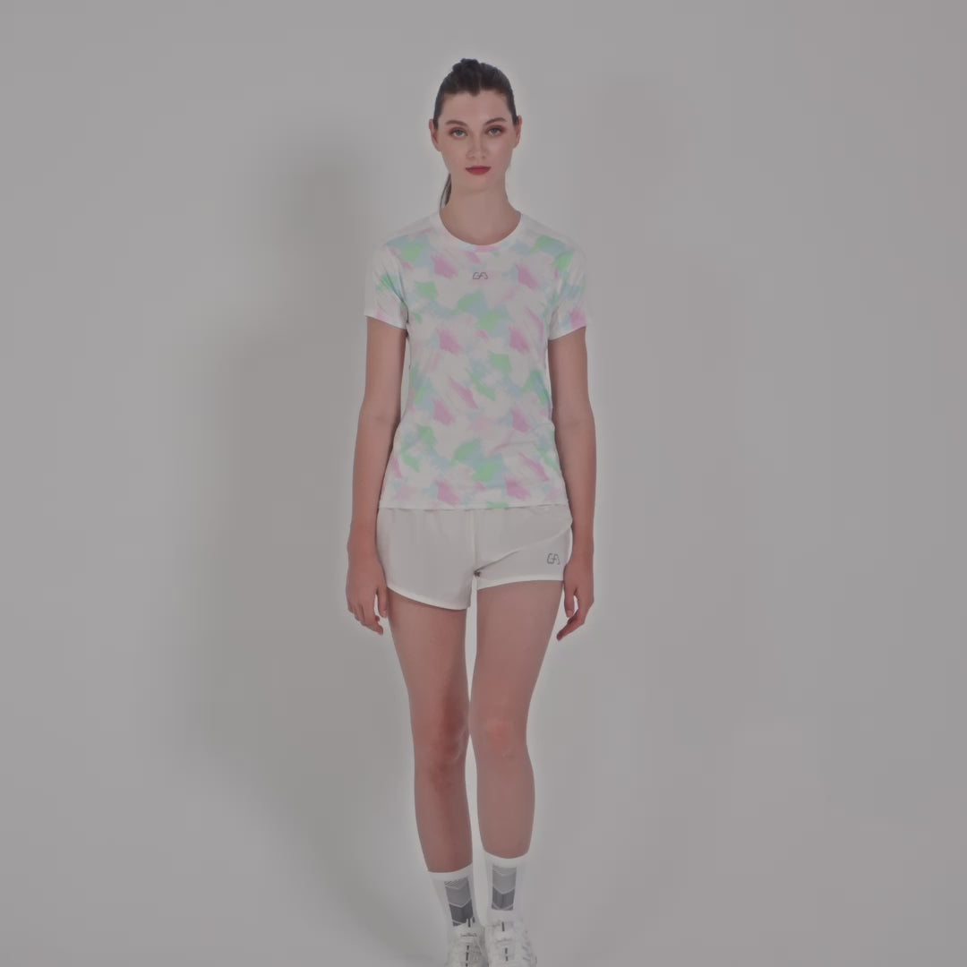 Image of GA Tech Activewear Pattern T Shirt for Women