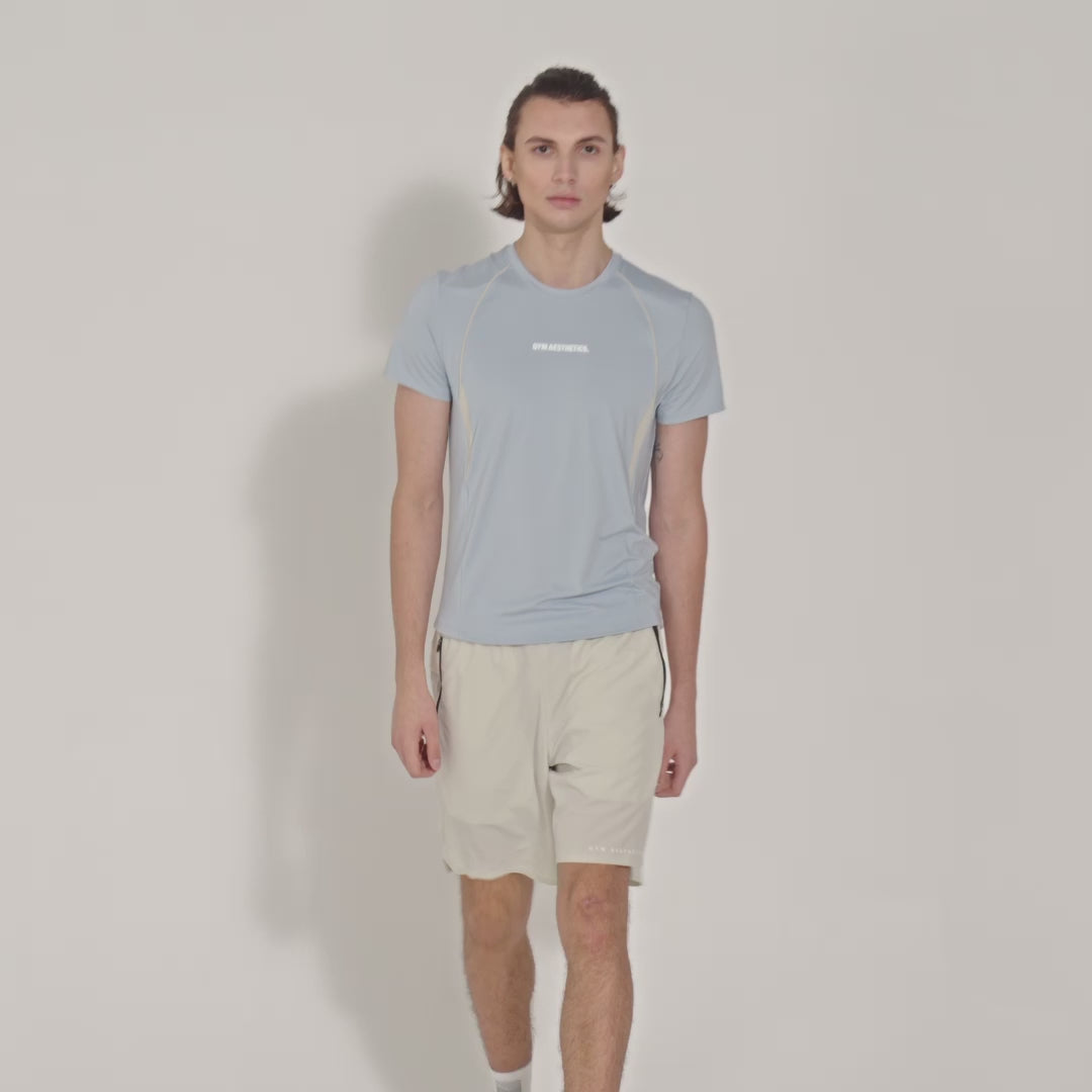 Image of GA Tech Activewear Performance Breathable Mesh Blocking T Shirt for Men