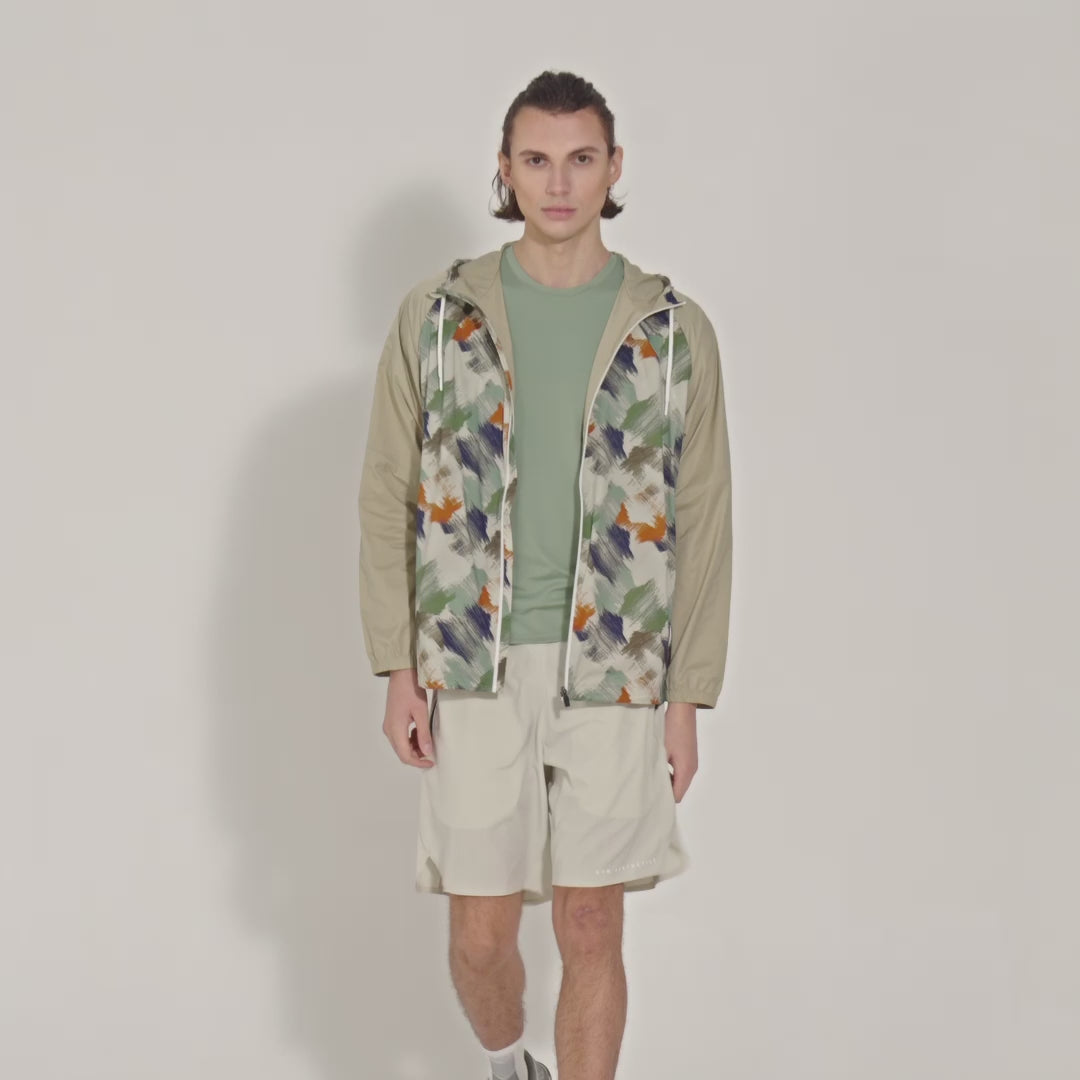 Image of Pattern Athleisure Water Resistant Jacket for Unisex