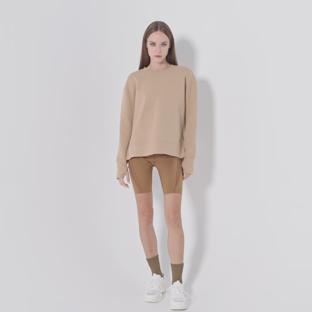 Image of Verlängertes Alltagssweatshirt für Frauen