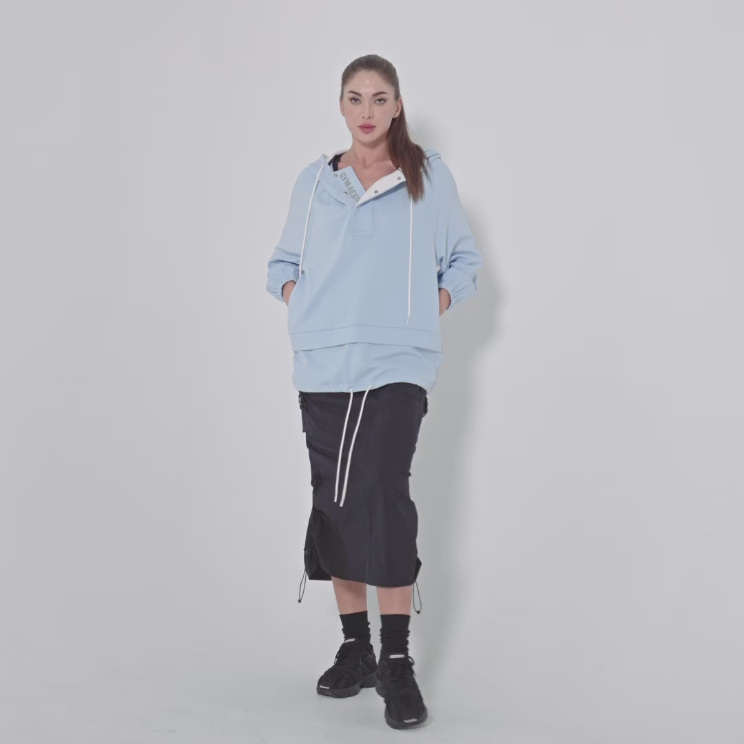 Oversize Everyday Wears Trendy Hoodies Tunic for Women