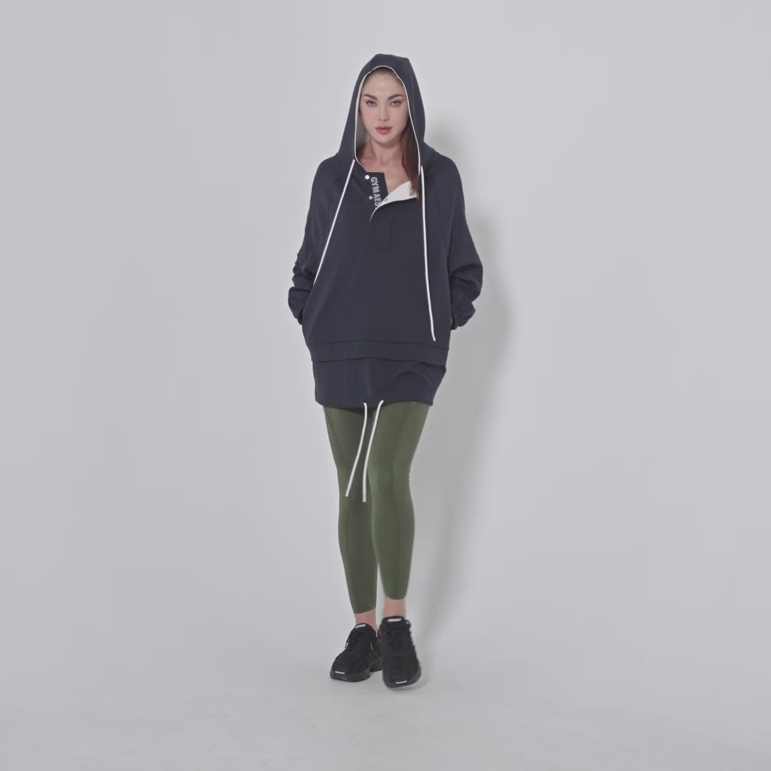 Image of Oversize Everyday Wears Trendy Hoodies Tunic for Women