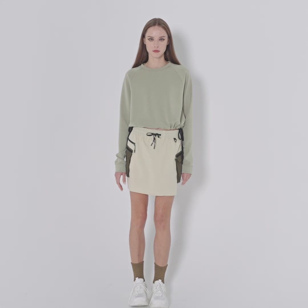 Cropped Everyday Wears Sweatshirt for Women