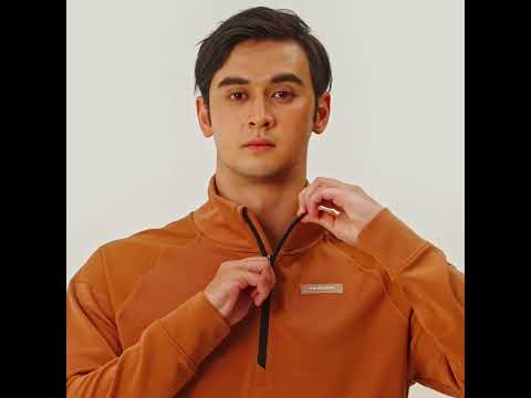 Image of Half zip Athleisure Trendy Hoodies for Men