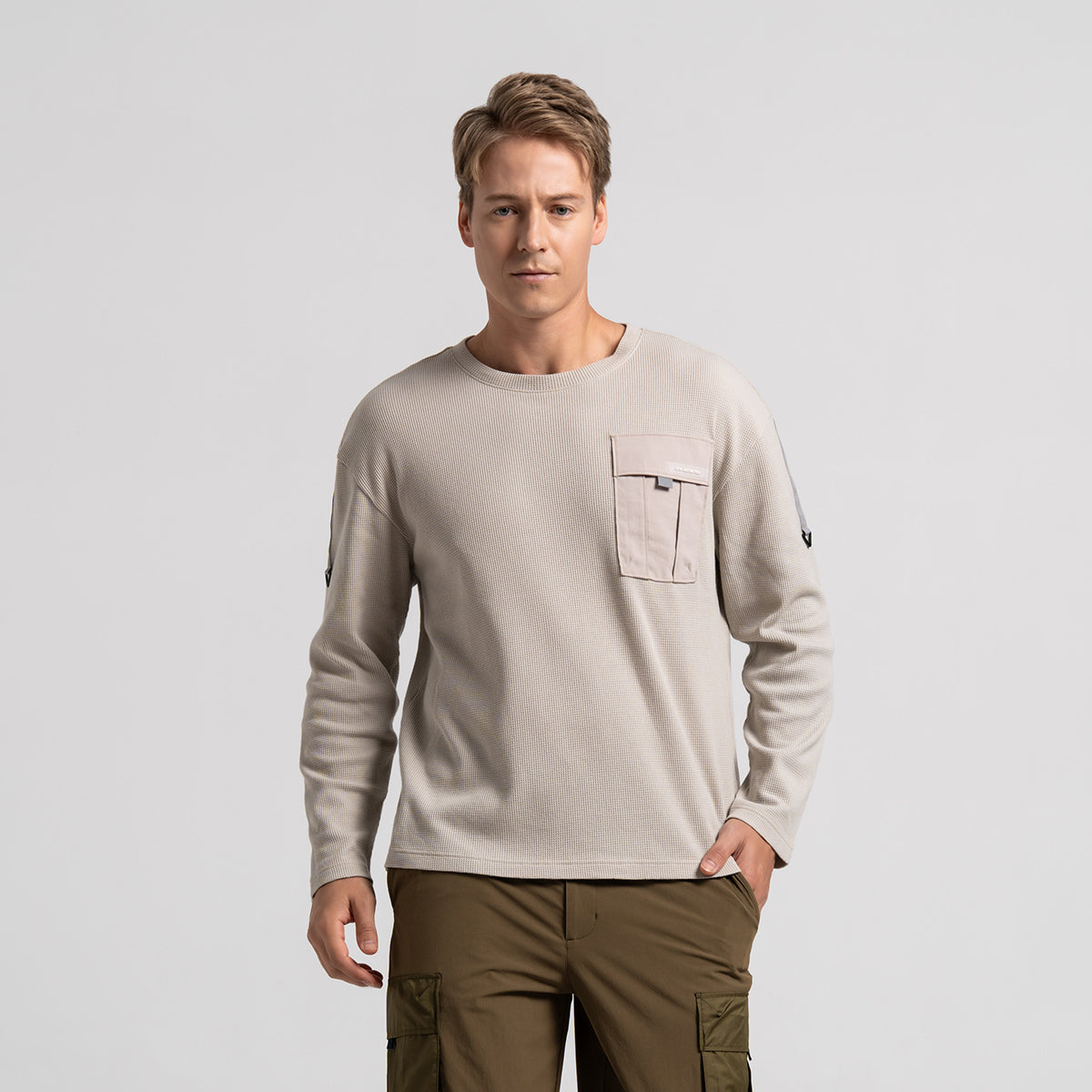 Image of Waffle Everyday Wears T Shirt for Men