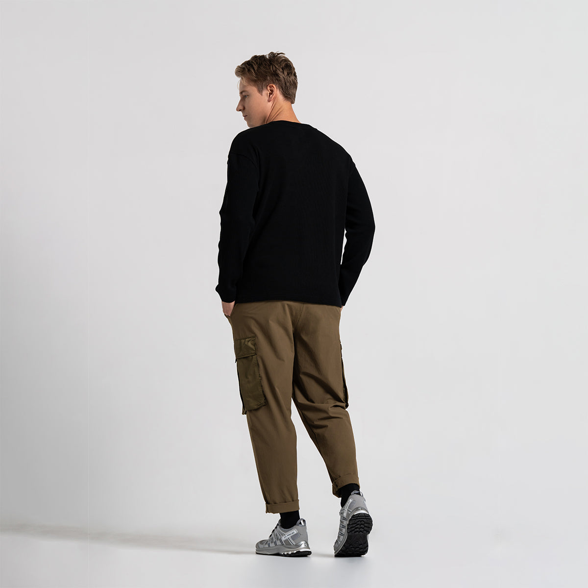 Image of Waffle Everyday Wears T Shirt for Men