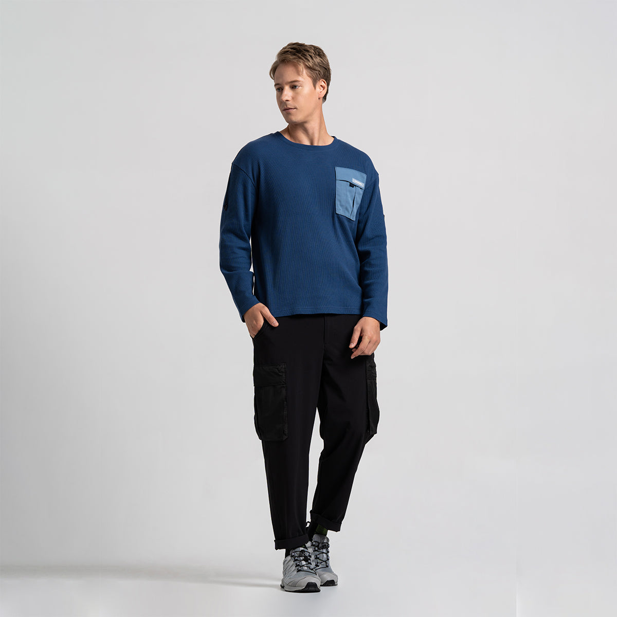 Image of Waffle Everyday Wears T Shirt for Men