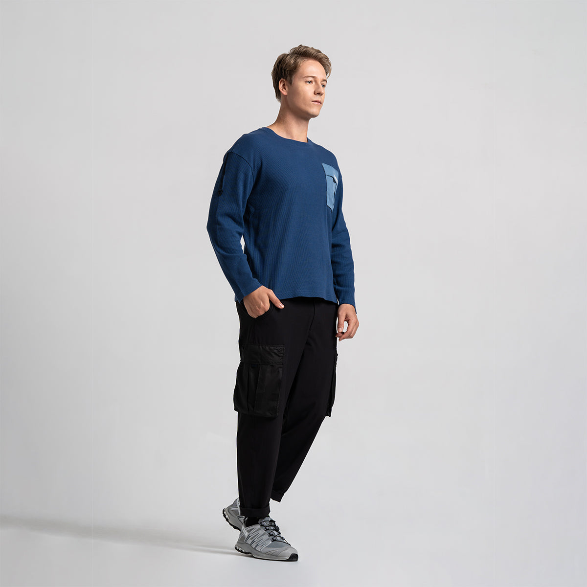 Image of Waffle Everyday Wears T Shirt for Men