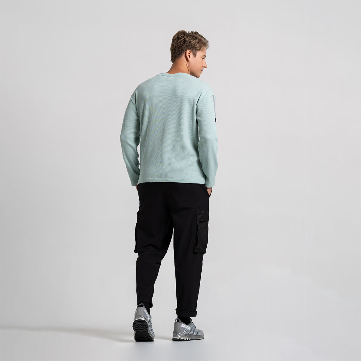 Image of Waffle Everyday Wears T Shirt for Men