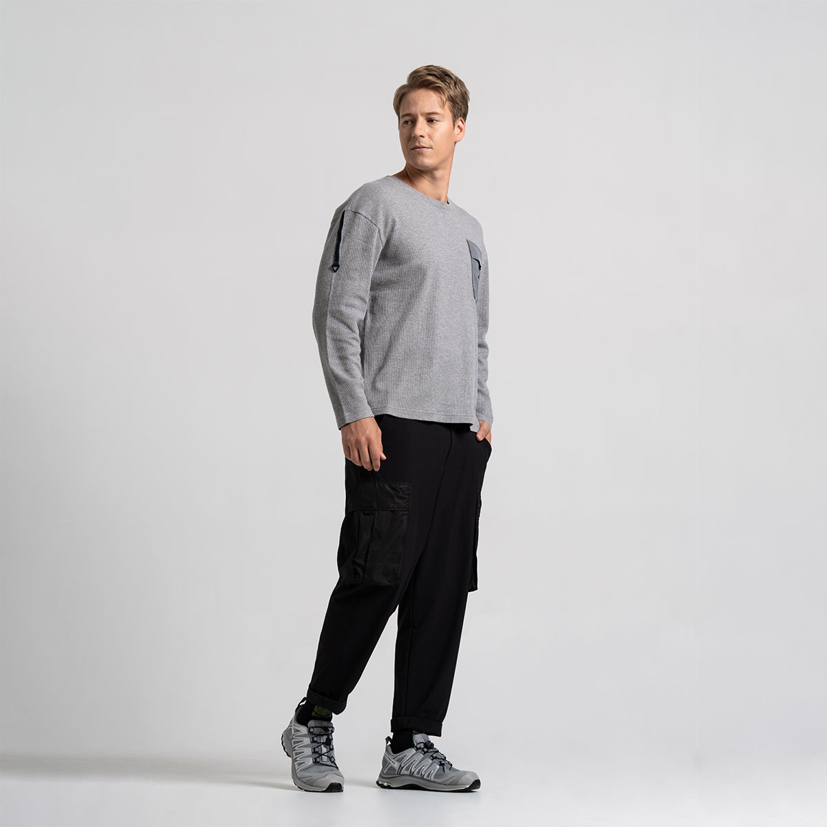 Image of Waffle Everyday Wears T Shirt for Men