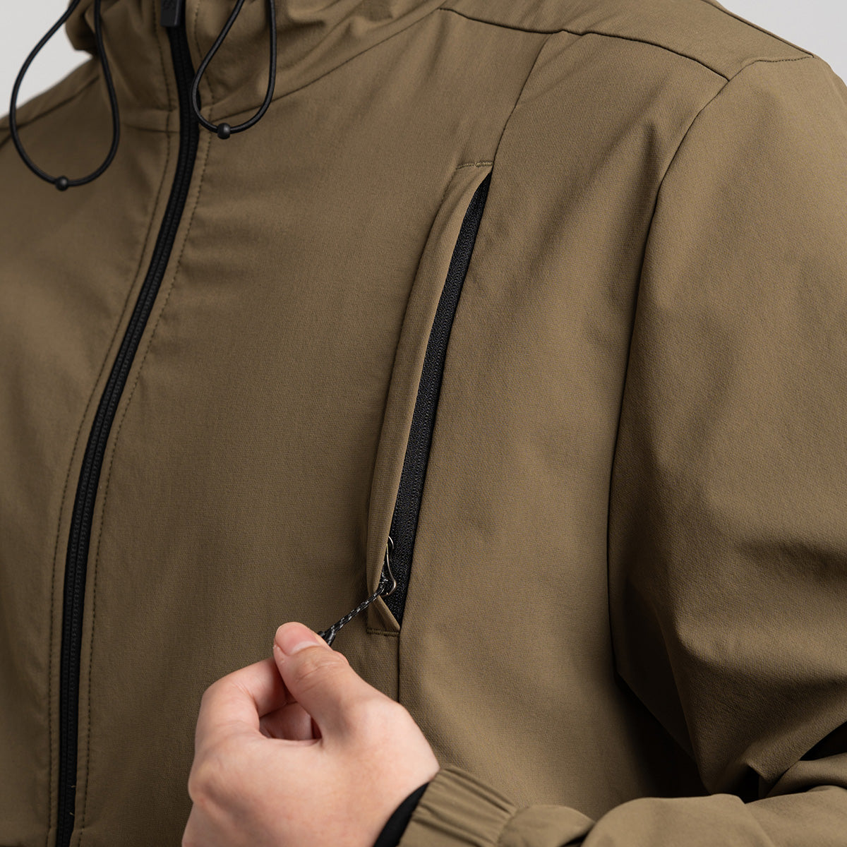 Image of Wasserabweisende trendige Funktionsjacke für Herren