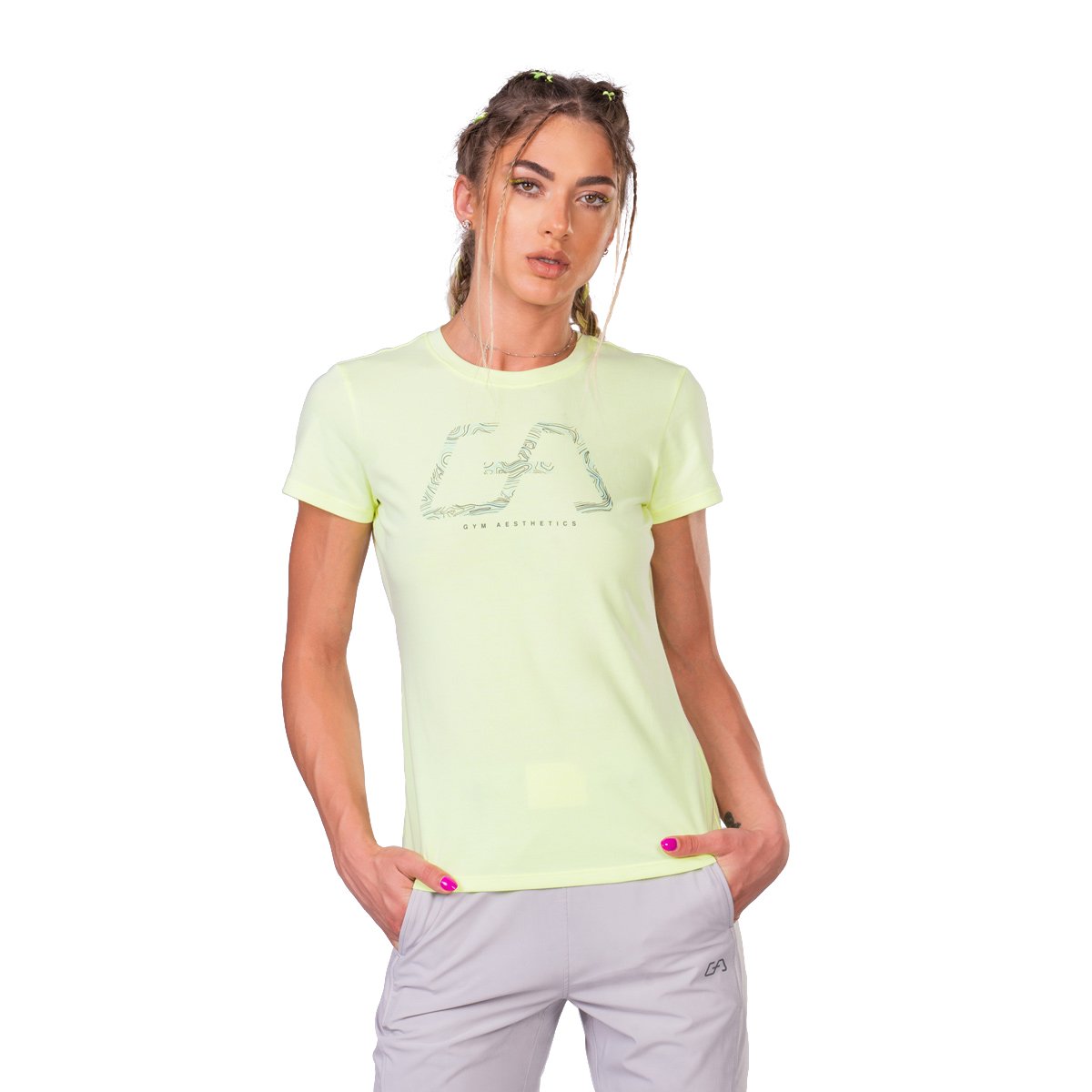 Image of Activewear Coolever Cotton Touch Loose-Fit T-Shirt for Women