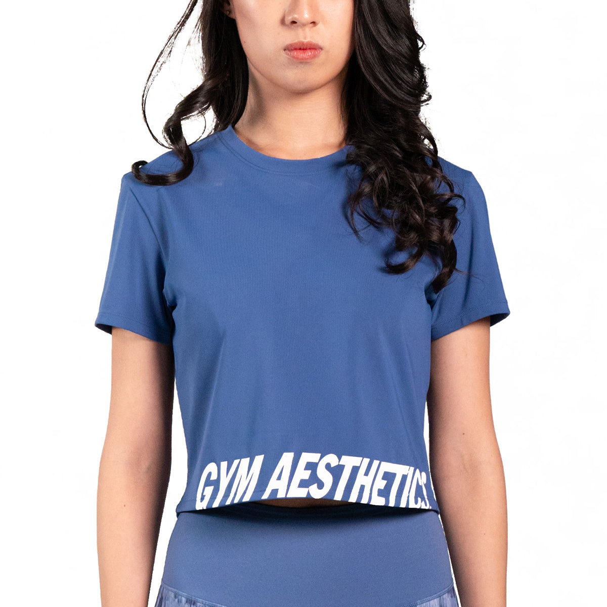 Image of Activewear Cropped Fashion T Shirt for Women