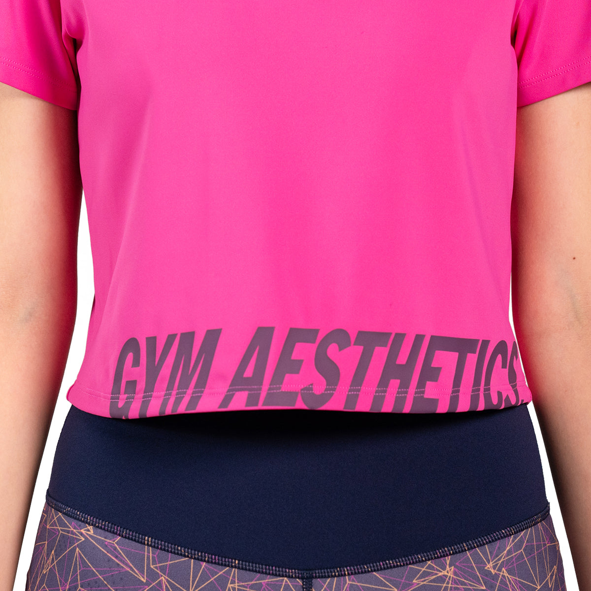 Activewear Cropped Fashion T Shirt for Women