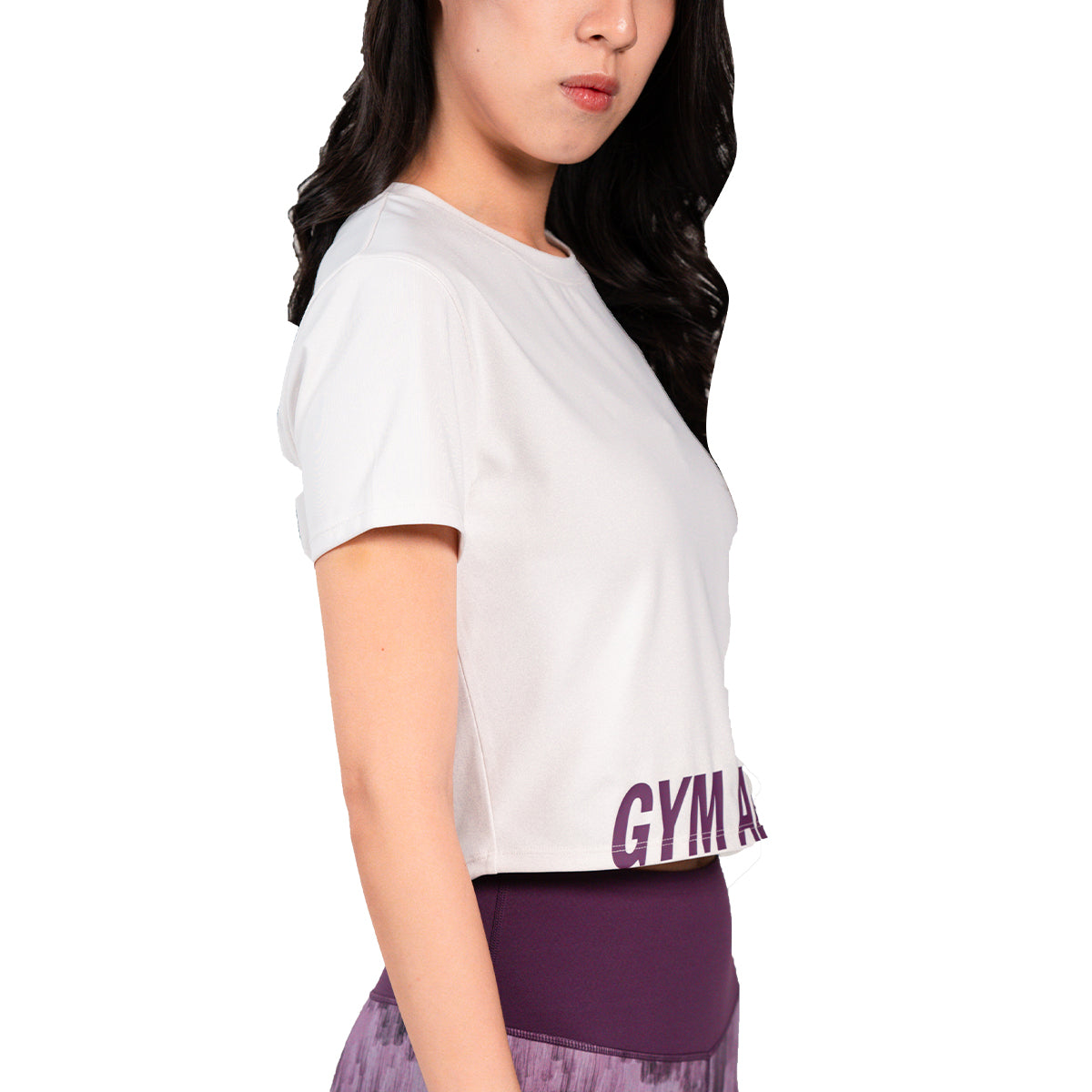Activewear Cropped Fashion T Shirt for Women