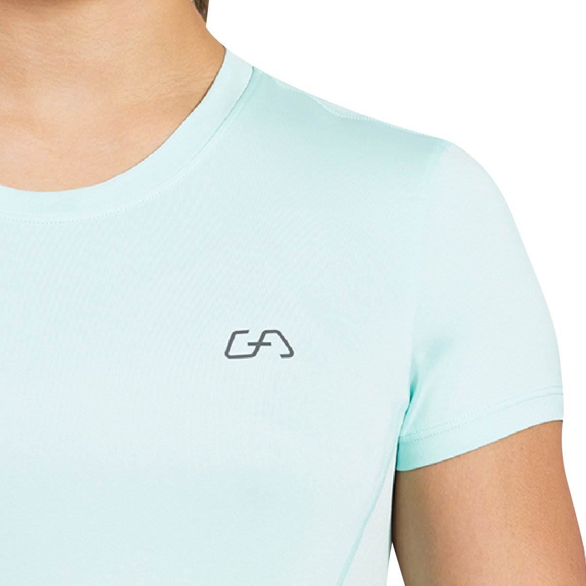 Activewear Mesh Blocking Sport Shirt for Women