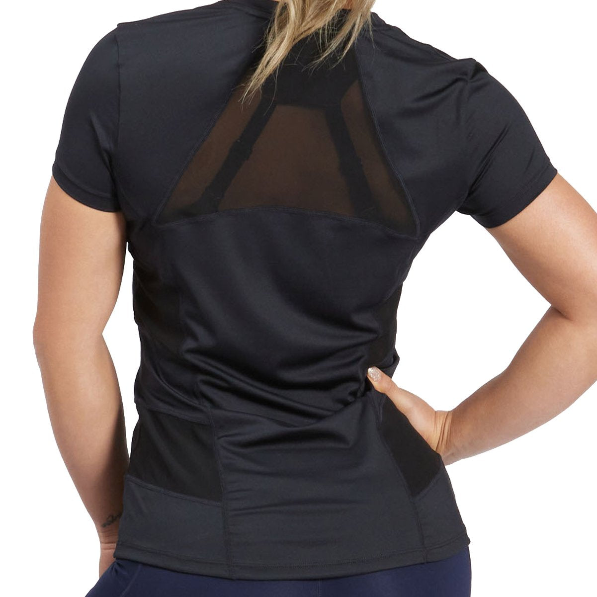 Activewear Mesh Blocking Sport Shirt for Women