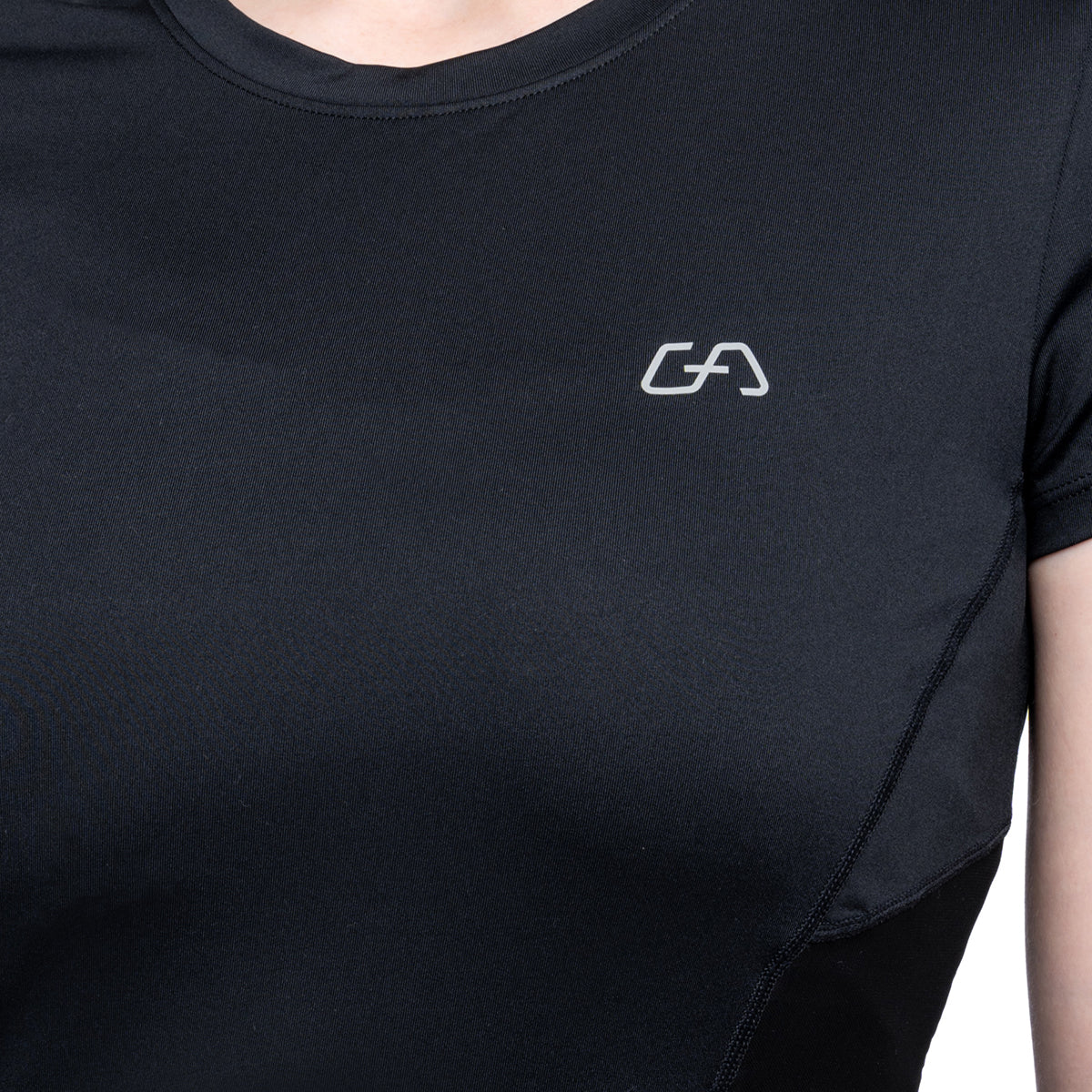 Activewear Mesh Blocking Sport Shirt for Women