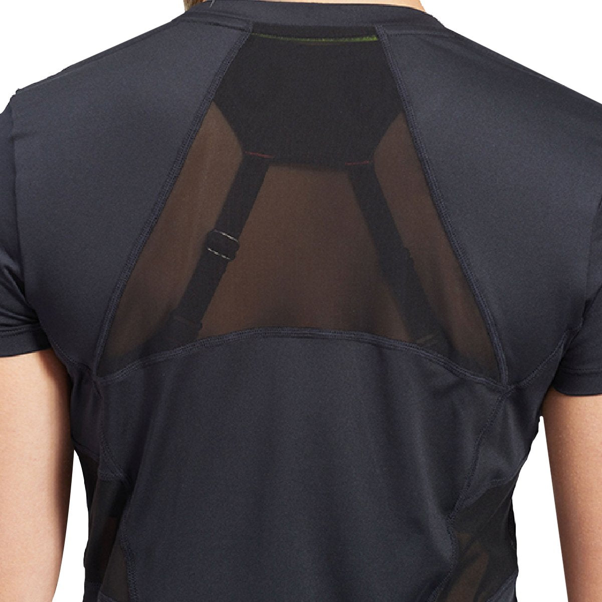 Image of Activewear Mesh Blocking Sport Shirt for Women