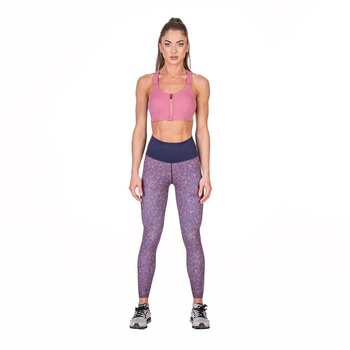 Activewear Quantum Mirac Leggings Geometry Pattern Reversible for Women