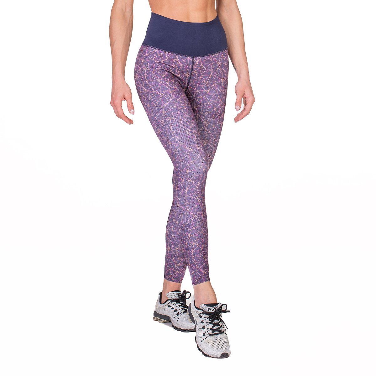 Activewear Quantum Mirac Leggings Geometry Pattern Reversible for Women