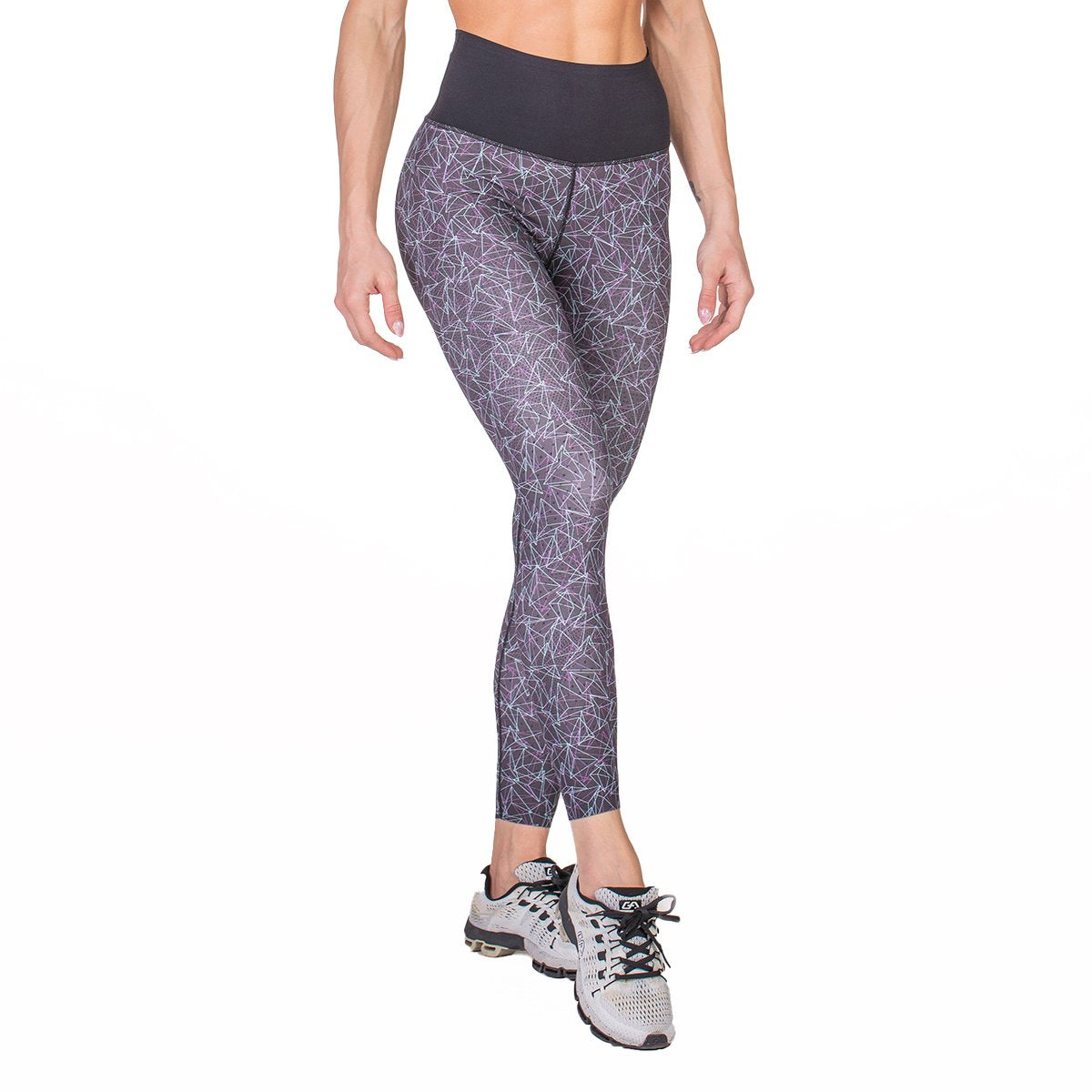 Activewear Quantum Mirac Leggings Geometry Pattern Reversible for Women