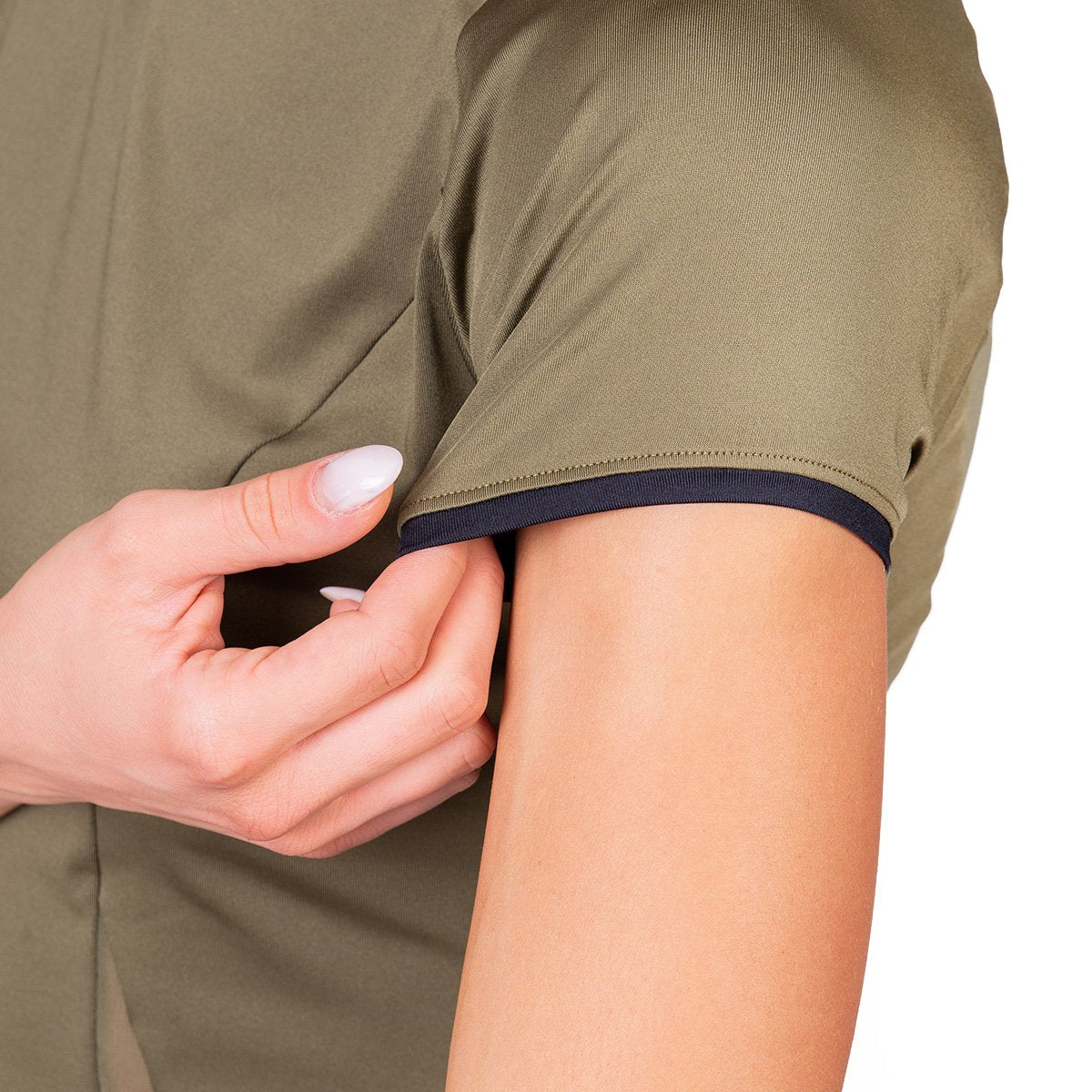 Activewear Mesh Blocking Sport Shirt for Women