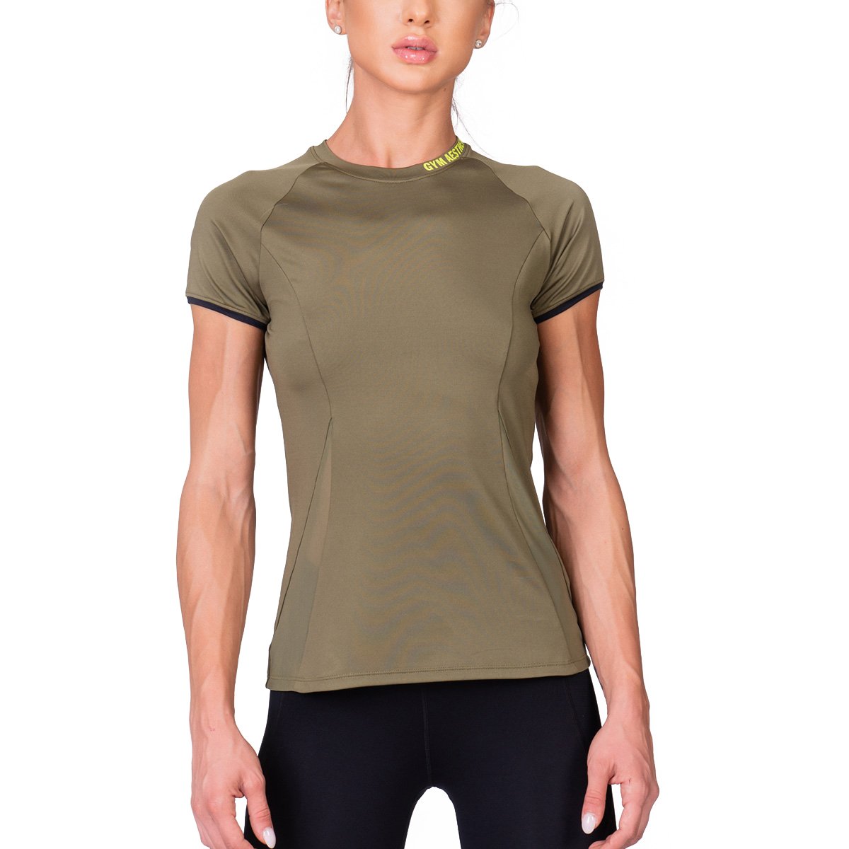 Activewear Mesh Blocking Sport Shirt for Women
