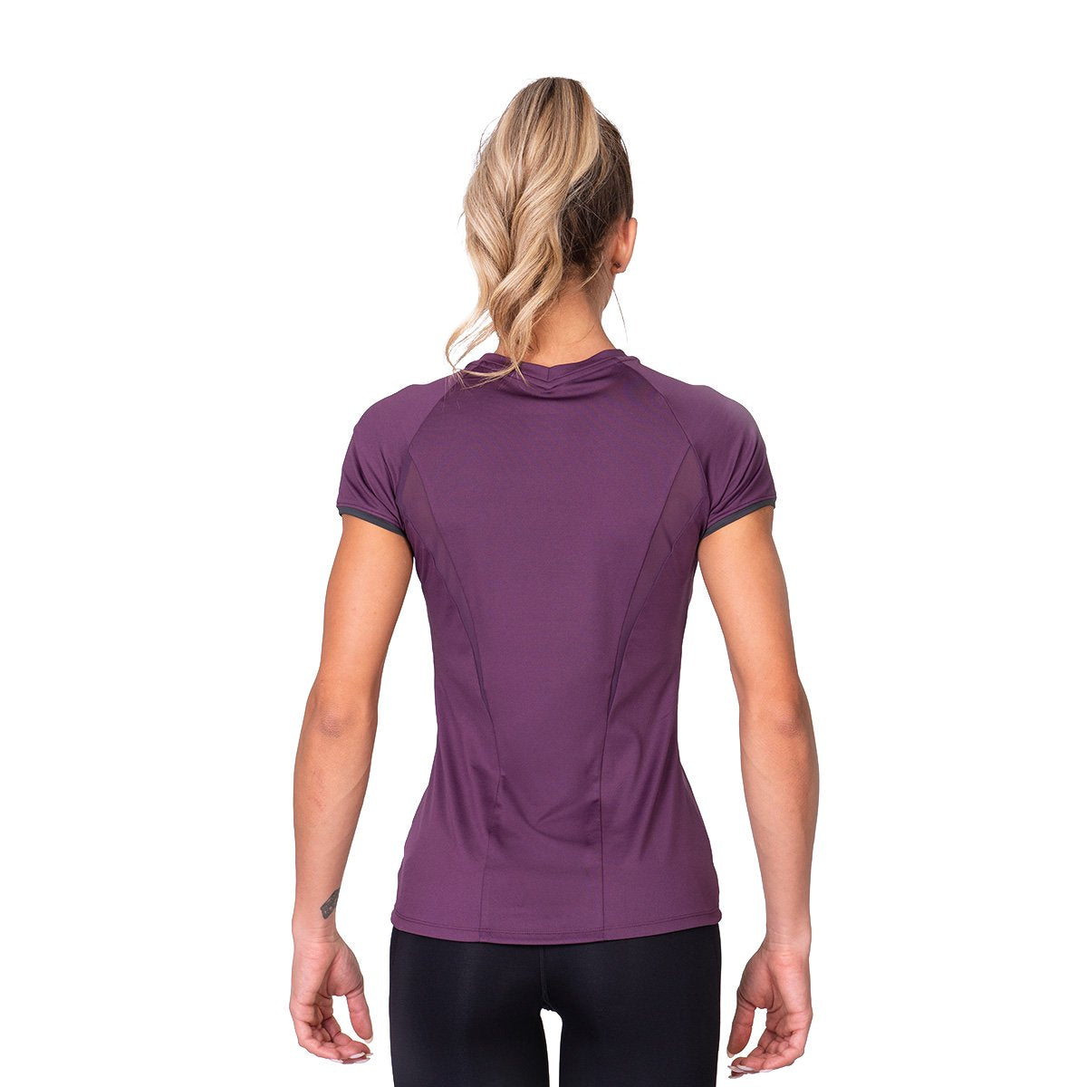 Image of Activewear Mesh Blocking Sport Shirt for Women
