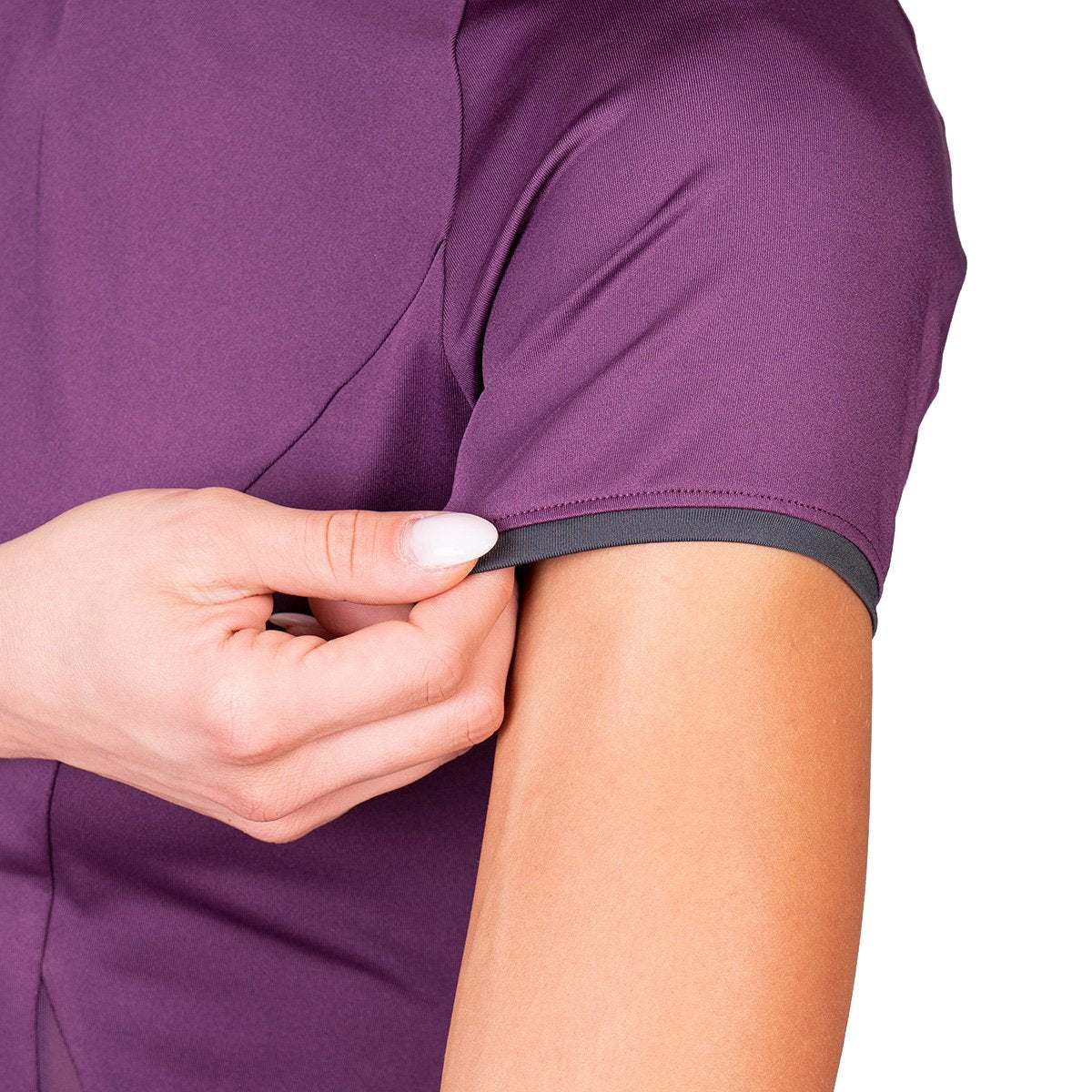 Activewear Mesh Blocking Sport Shirt for Women