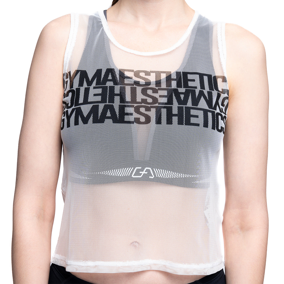 Freizeit Bodymesh Tank Top ärmellos für Damen