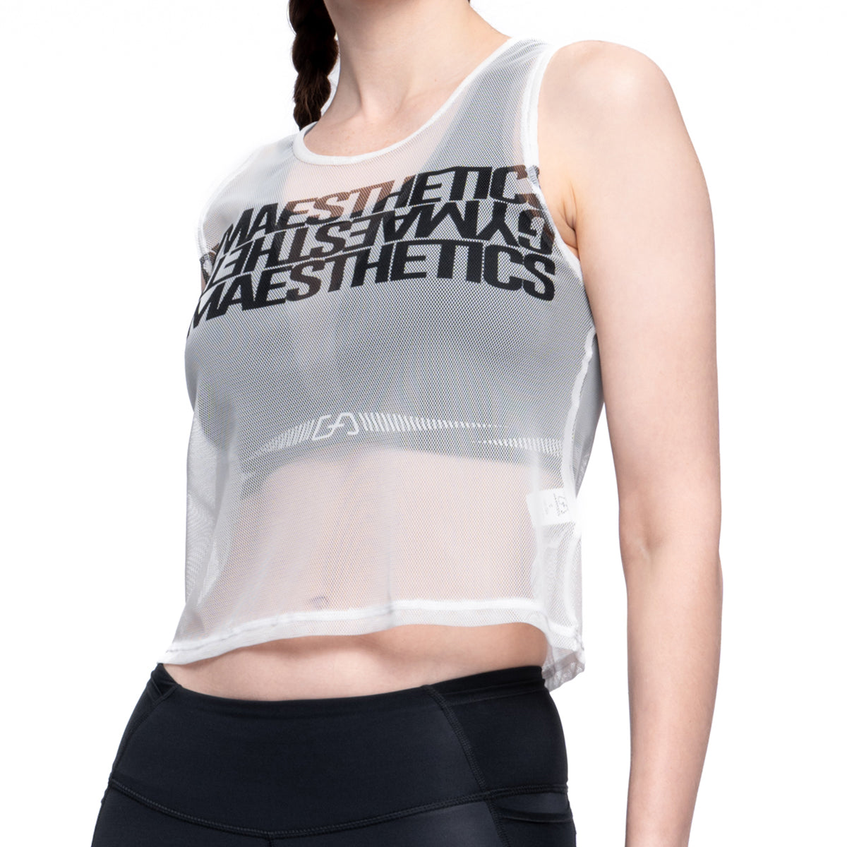 Image of Freizeit Bodymesh Tank Top ärmellos für Damen