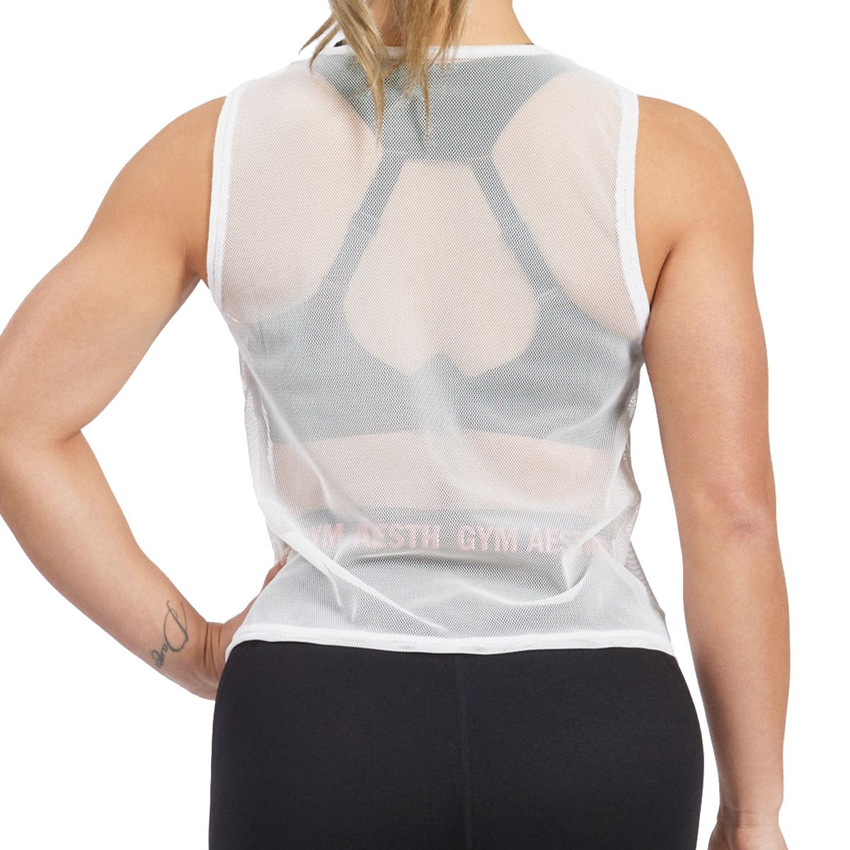 Image of Freizeit Bodymesh Tank Top ärmellos für Damen