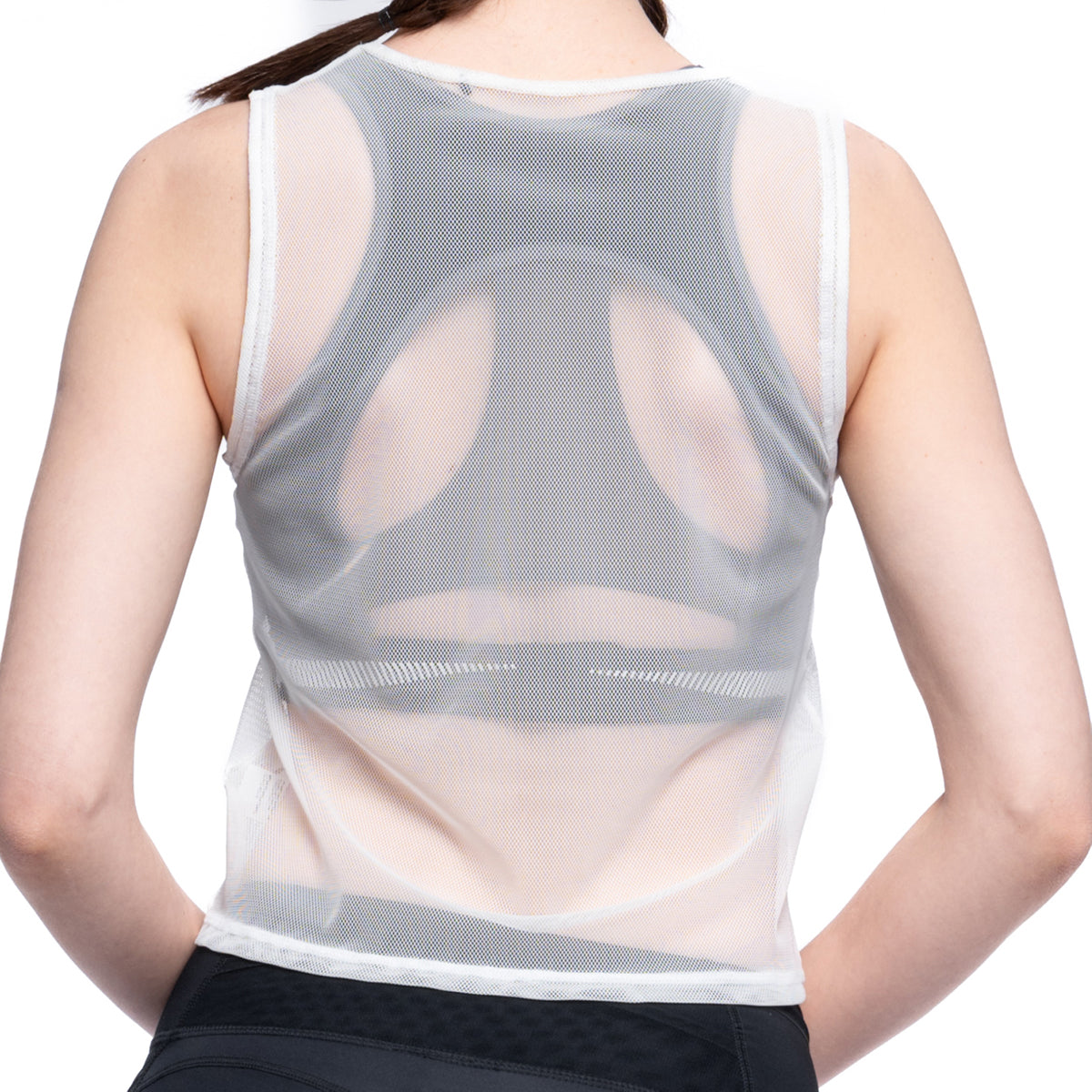 Freizeit Bodymesh Tank Top ärmellos für Damen