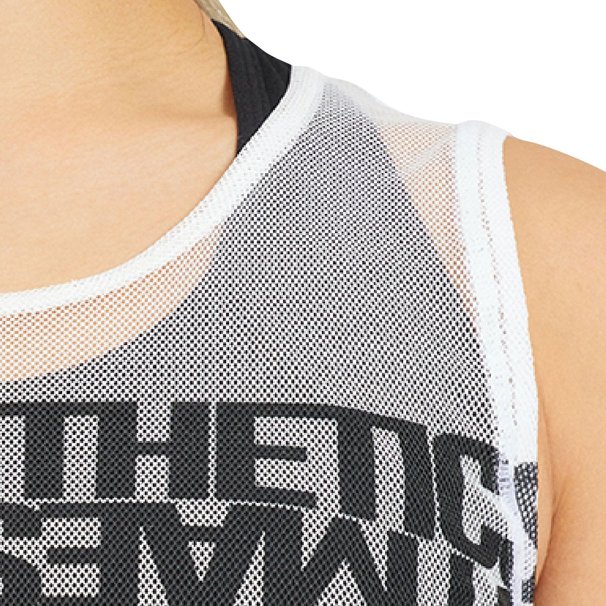 Freizeit Bodymesh Tank Top ärmellos für Damen