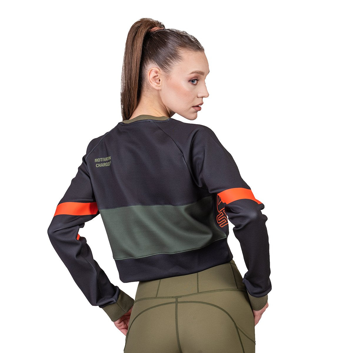 Image of Athleisure Cropped Sweatshirt for Women
