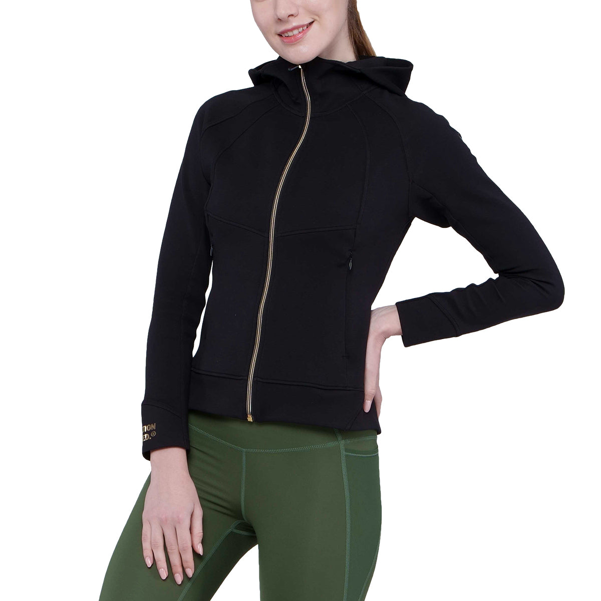 Image of Athleisure Fancy Logo Jacket for Women
