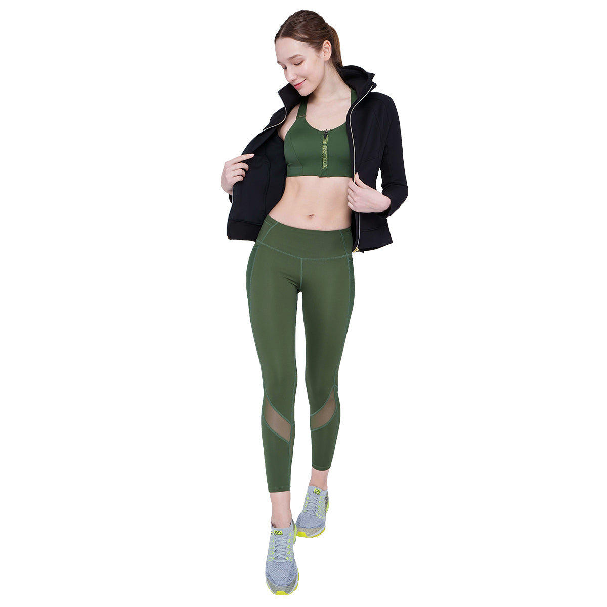 Athleisure Fancy Logo Jacket for Women