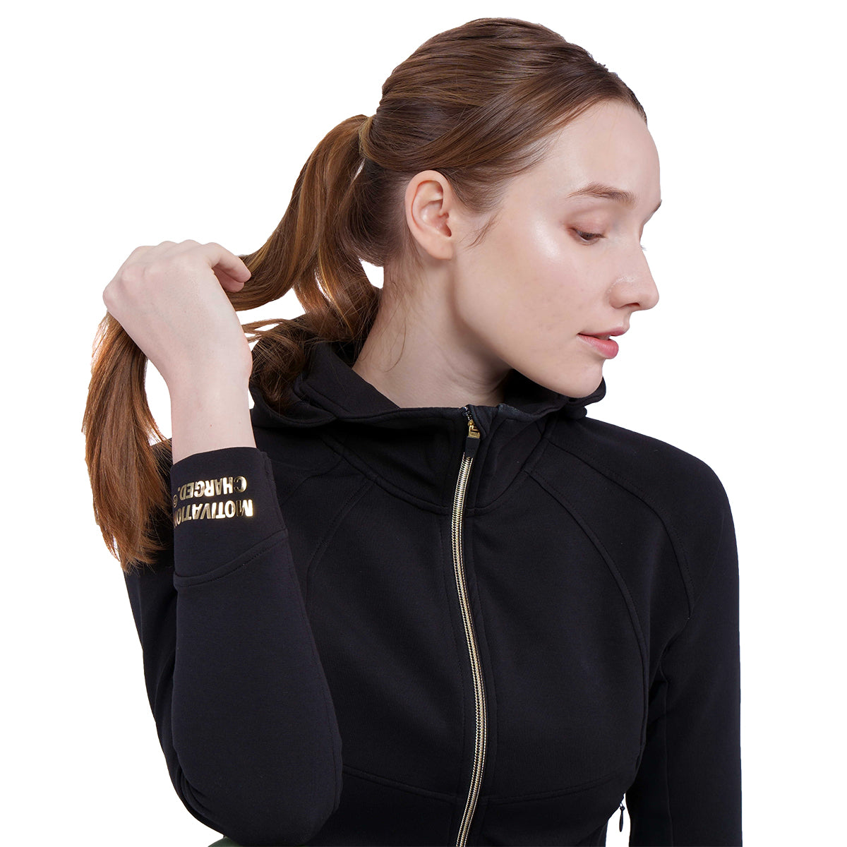 Athleisure Fancy Logo Jacket for Women