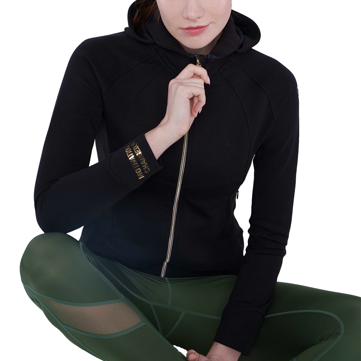 Image of Athleisure Fancy Logo Jacket for Women