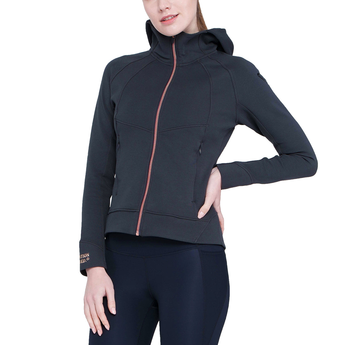 Image of Athleisure Fancy Logo Jacket for Women