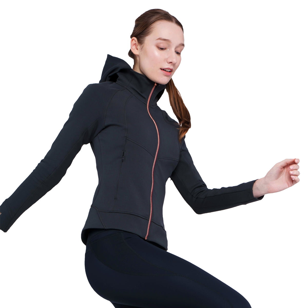 Image of Athleisure Fancy Logo Jacket for Women